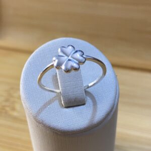 Anel com trevo de 4 corações - Prata 925