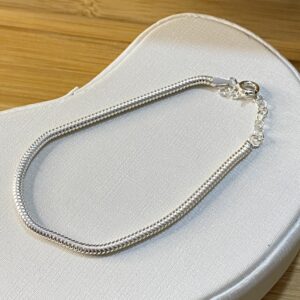 Pulseira Rabo de Rato 2,3 mm – Prata 925 – 17 cm + extensor