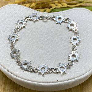 Alternative view of Pulseira Sol - Prata 925 - Tam 18 cm