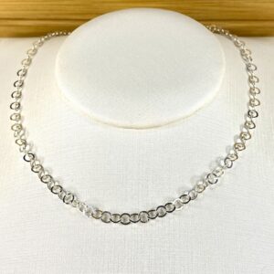 Corrente de Elos Redondos – Prata 925 – 40 cm