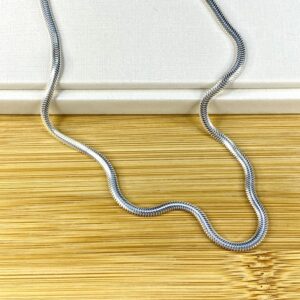 Corrente de Malha Flexível – Prata 925 – 3,2 mm – 45 cm