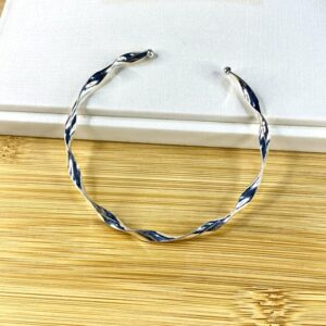 Alternative view of Choker e Bracelete de Aro Torcido – Prata 925