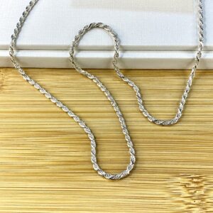 Cordão Baiano em Prata 925 – 50 cm