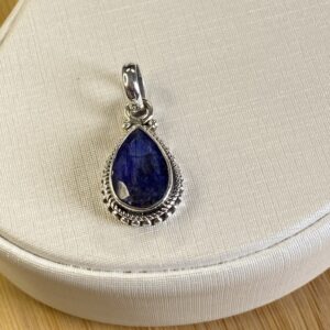 Alternative view of Pingente Gota com Pedras - Prata 925 - Escolha a sua