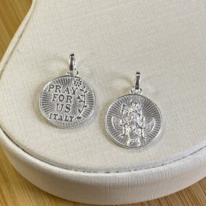 Pingente Medalha Nossa Senhora Desatadora de Nós - Prata 925 - 1,5 cm