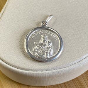 Pingente Medalha N. Sra. do Carmo - Prata 925 - 2cm