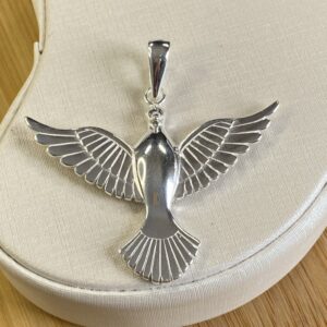 Pingente Espírito Santo - Prata 925 - 4cm