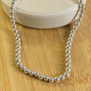 Chocker de Bolinhas 6mm em Prata 925