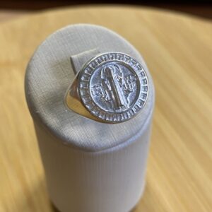 Anel Falange São Bento - Prata 925 - Ajustável