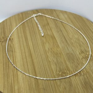 Aro Flexível com Fecho e Extensor - Prata 925