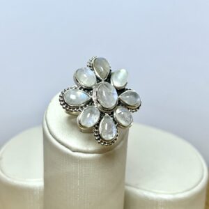 Anel Pedra da Lua – Prata 925