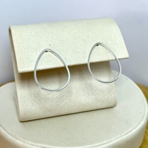 Brinco Gota Vazado – Prata 925 - Tarraxa