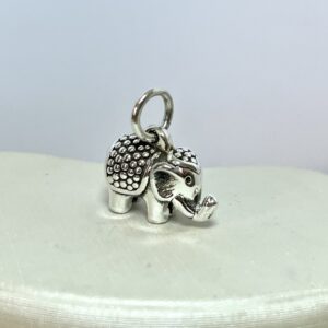 Pingente Elefante Eletroformação - Prata 925
