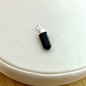 Pingente Ponteira Ônix P – Prata 925