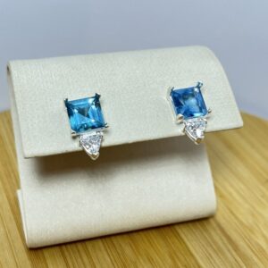 Brinco Acqua com Gota com Tarraxa – Prata 925 - Tarraxa