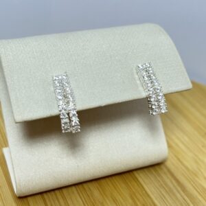 Brinco Riviera Duplo – Prata 925 - Tarraxa