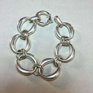 Pulseira de Elos de Eletroformação - Prata 925 - Tam 21 cm