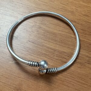 Bracelete ajustável em Prata 925 - Acabamento envelhecido2