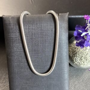 [Aço Inox] Pulseira Rabo de Rato - Tam 20 cm