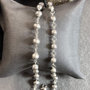 Alternative view of [Aço Inox] Pulseira de Bolinhas de 5 e 7mm - Tam 18 cm + extensor