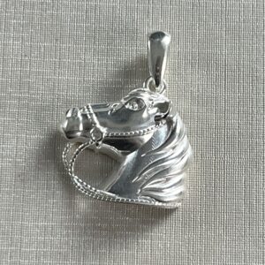 Pingente Country Cavalo - Prata 925 - Tam 2 cm