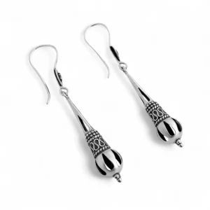 Brinco Envelhecido Boho - Aladim - Prata 925