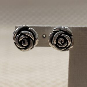 Prata 925 | Brinco Flor | 11 mm | Eletroformação