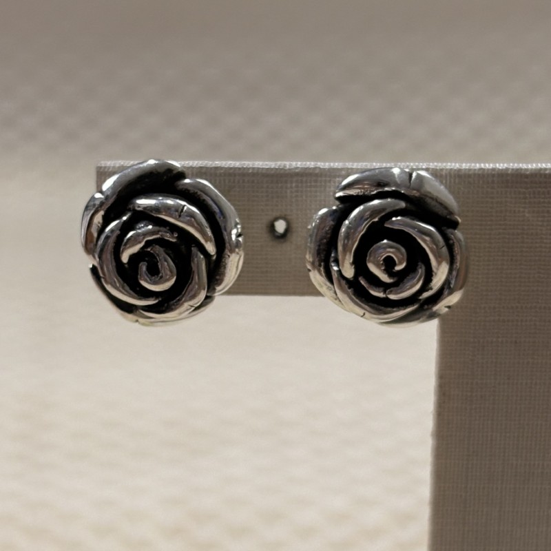 Prata 925 | Brinco Flor | 11 mm | Eletroformação