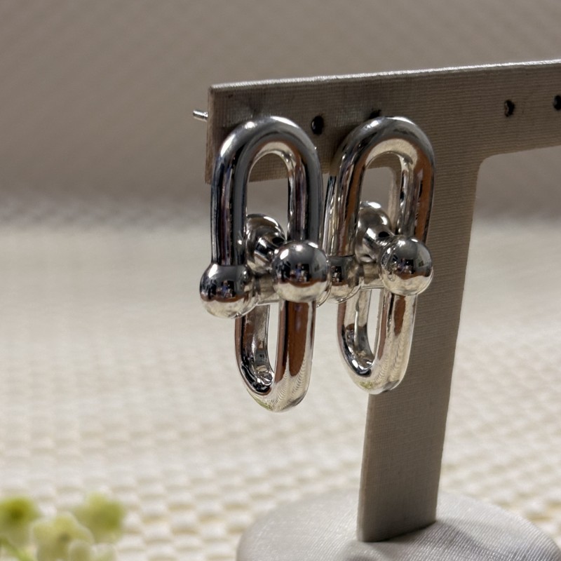 Prata 925 | Brinco Elo Inspiração | 3 cm - Imagem 3