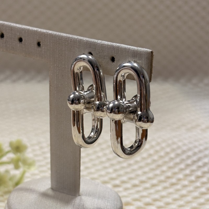 Prata 925 | Brinco Elo Inspiração | 3 cm - Imagem 2