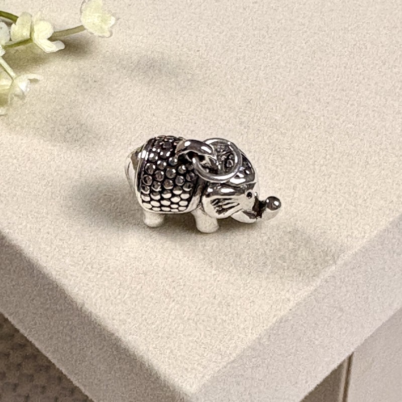 Prata 925 | Pingente Elefante | Eletroformação | 2,5cm - Imagem 3