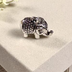 Prata 925 | Pingente Elefante | Eletroformação | 2,5cm