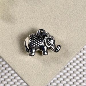 Alternative view of Prata 925 | Pingente Elefante | Eletroformação | 2,5cm
