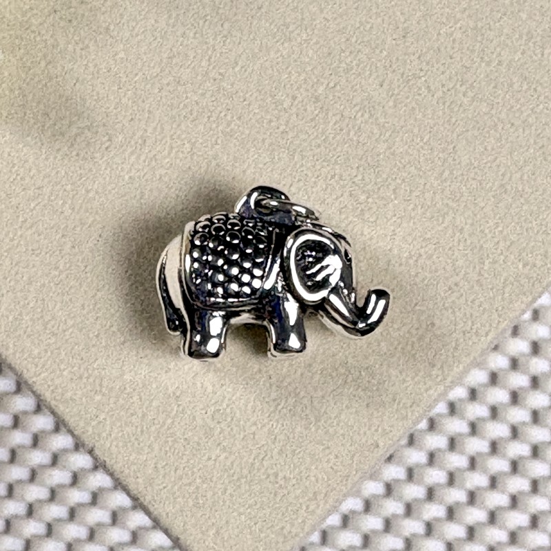 Prata 925 | Pingente Elefante | Eletroformação | 2,5cm - Imagem 2