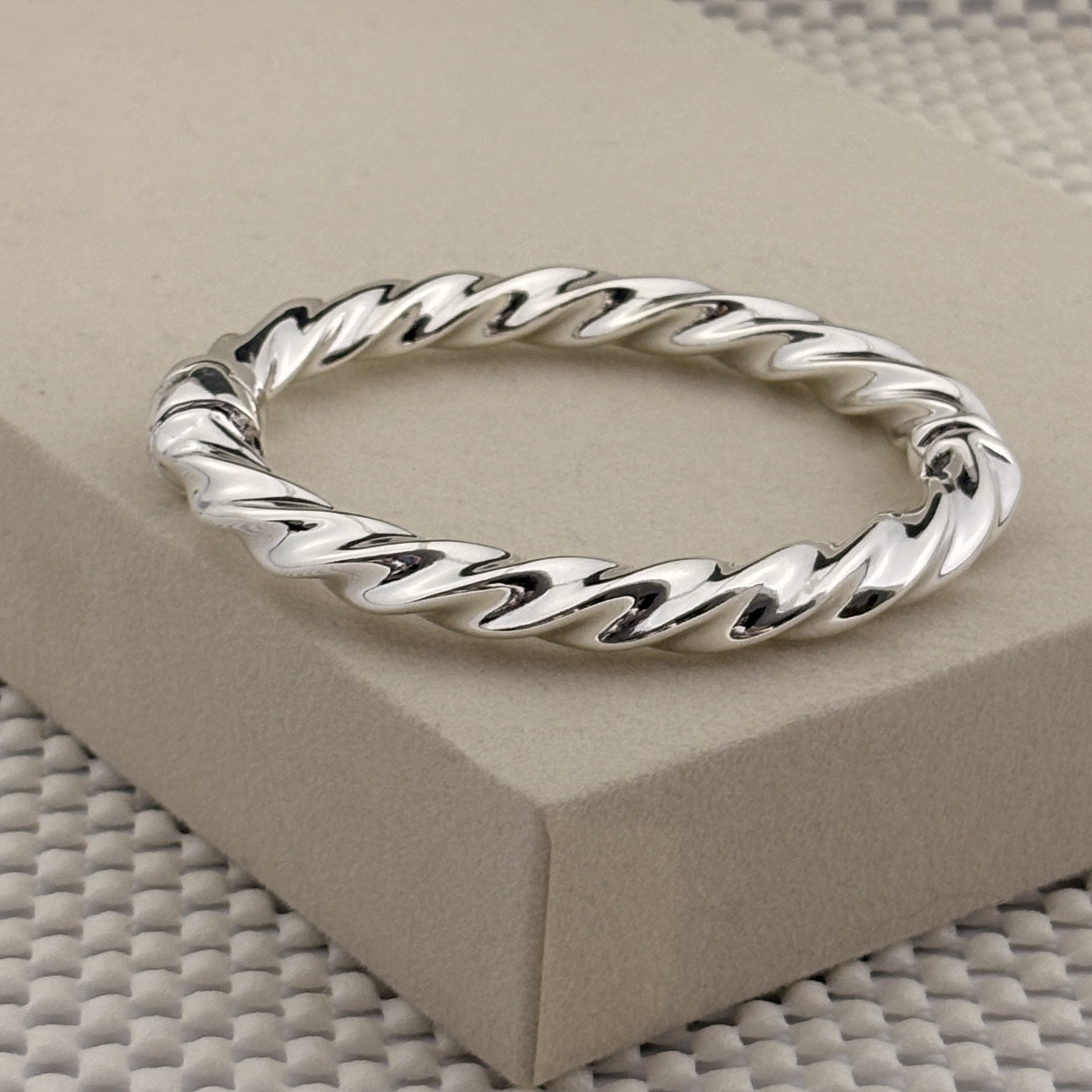 Prata 925 | Bracelete Aro Torcido