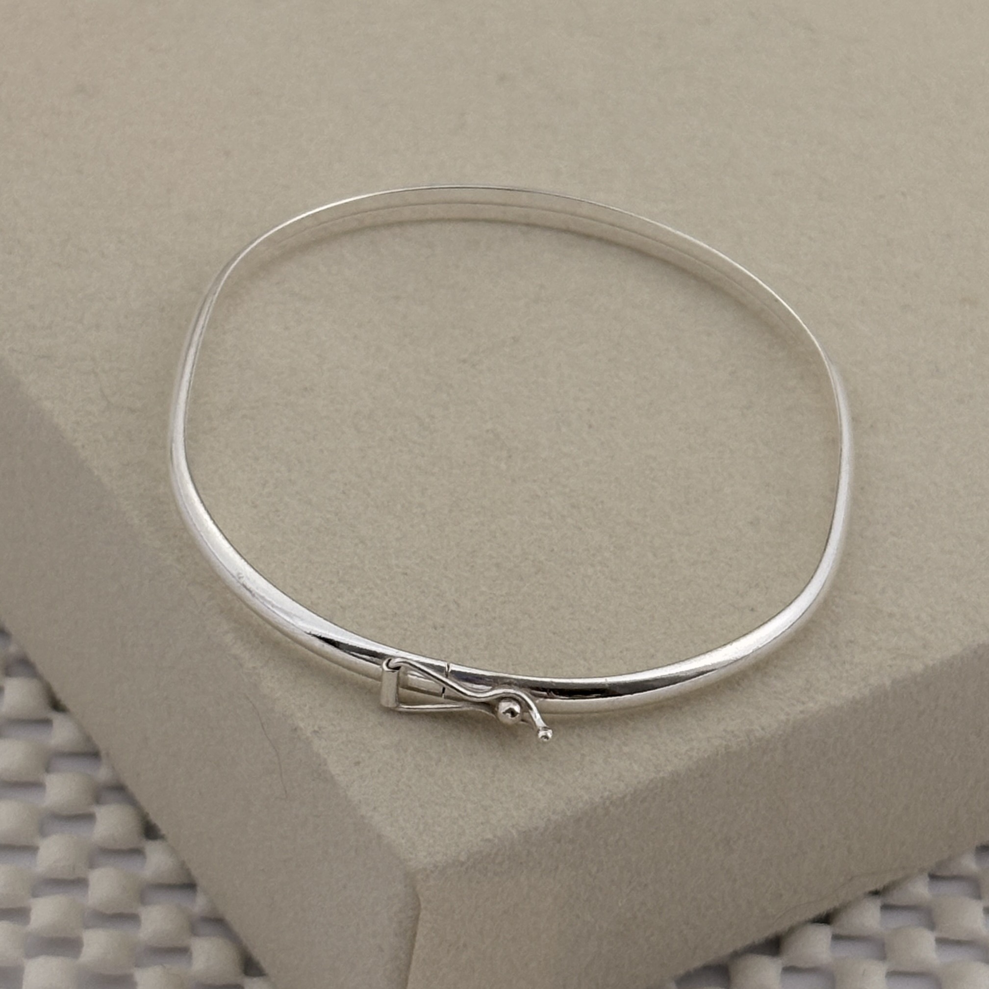 Prata 925 | Bracelete Fio 3,8mm com Trava