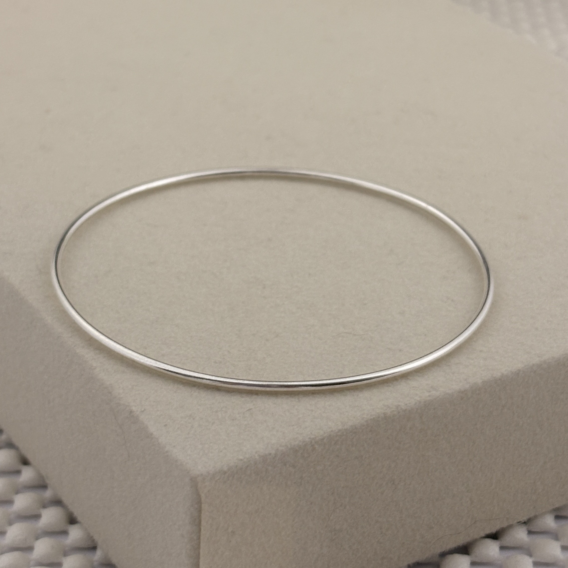 Prata 925 | Bracelete Fio | 65mm diâmetro