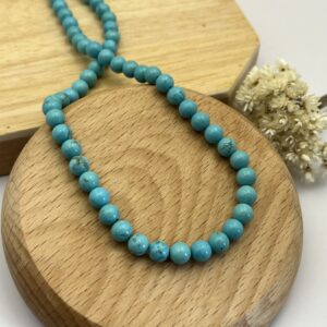 Chocker Turquesa 6mm - 40 cm